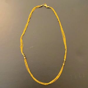 Beautiful 14 K multi strand necklace